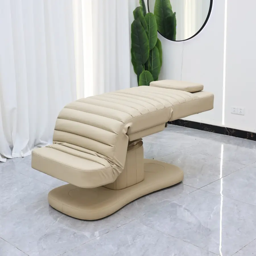 Light Luxury Beauty Bed, Perforated Beauty Bed, Therapy Bed, Massage Bed, Multifunctional Beauty Bed, Embroidery Bed, Eyelash Be — image 5