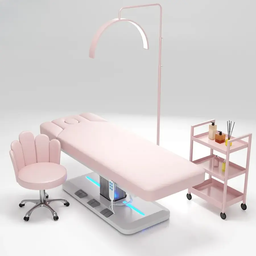 Multiple Adjustable Backrests,Allowing for Free Switching Between Lying Flat and Reclining,Versatile for Beauty, Massage — view 1