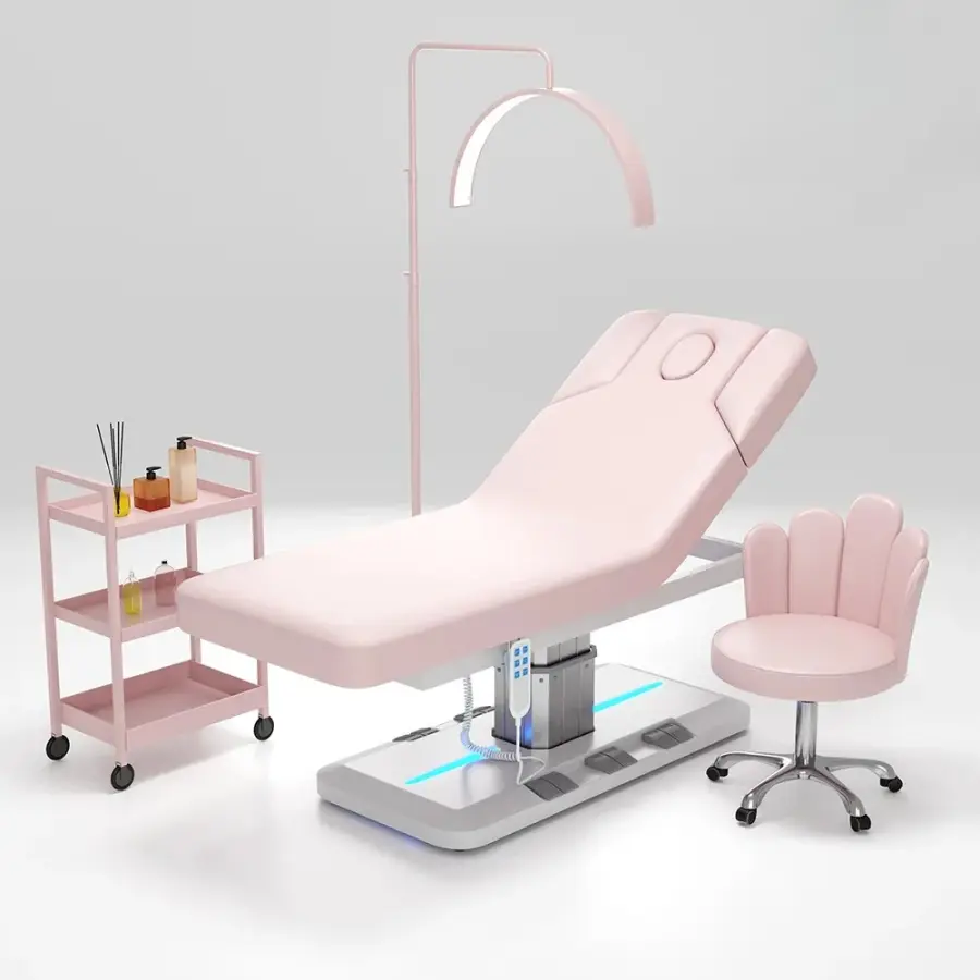 Multiple Adjustable Backrests,Allowing for Free Switching Between Lying Flat and Reclining,Versatile for Beauty, Massage,Therapy — image 3