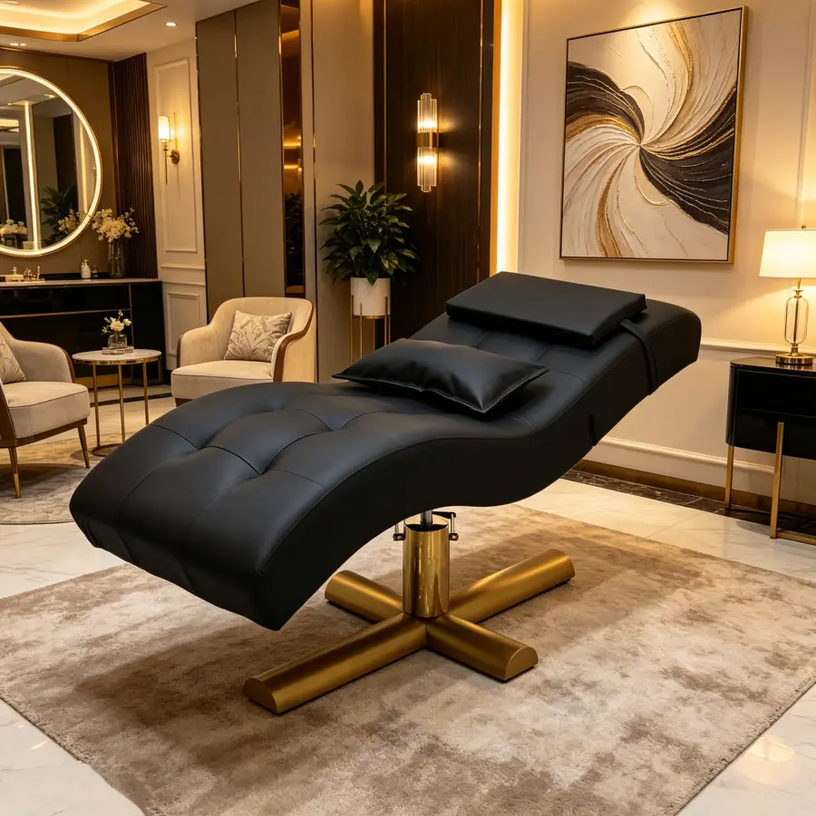 Ins Style Beauty Bed Beauty Salon, SPA， Embroidery, Eyelashes, Thickened and Reinforced Beauty Bed, Stable Load-Bearing Capacity — image 3