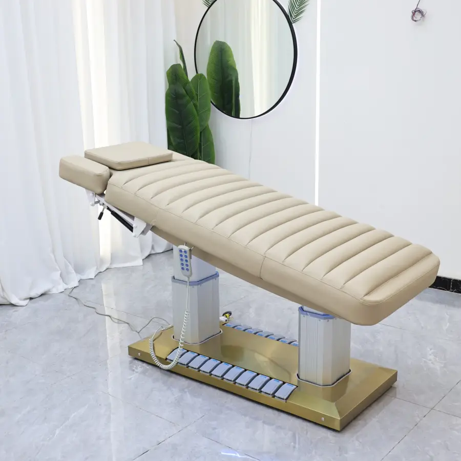 Adjustable electric beauty bed, beauty bed, therapy bed, eyelash bed, embroidery bed, four motor electric SPA beauty bed — image 7