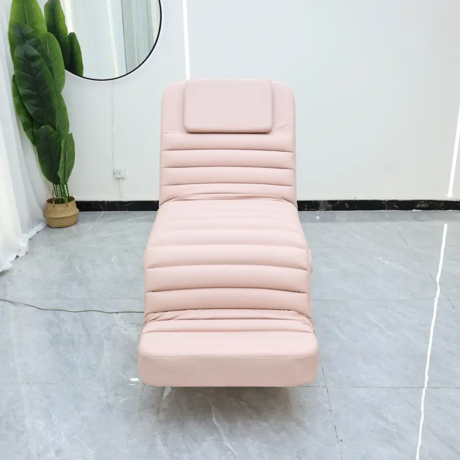 Light luxury gold bottom electric beauty bed, adjustable massage bed in beauty salon, medical beauty SPA therapy massage bed, — image 6