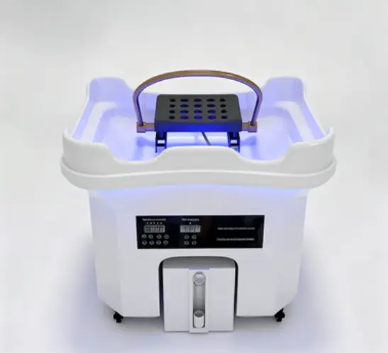 Portable Electric Shampoo Basin with Water Tank, Constant Temperature Head Spa Sink, Mobile Hair Washing Station with Steam Func — image 3