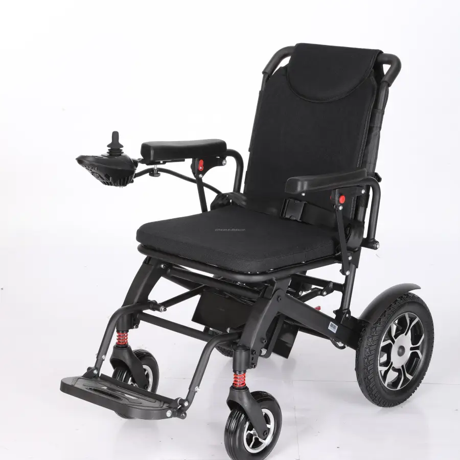 Super Lightweight 400W Electric Folding Wheelchair One Touch Switch for Disabled People — view 1