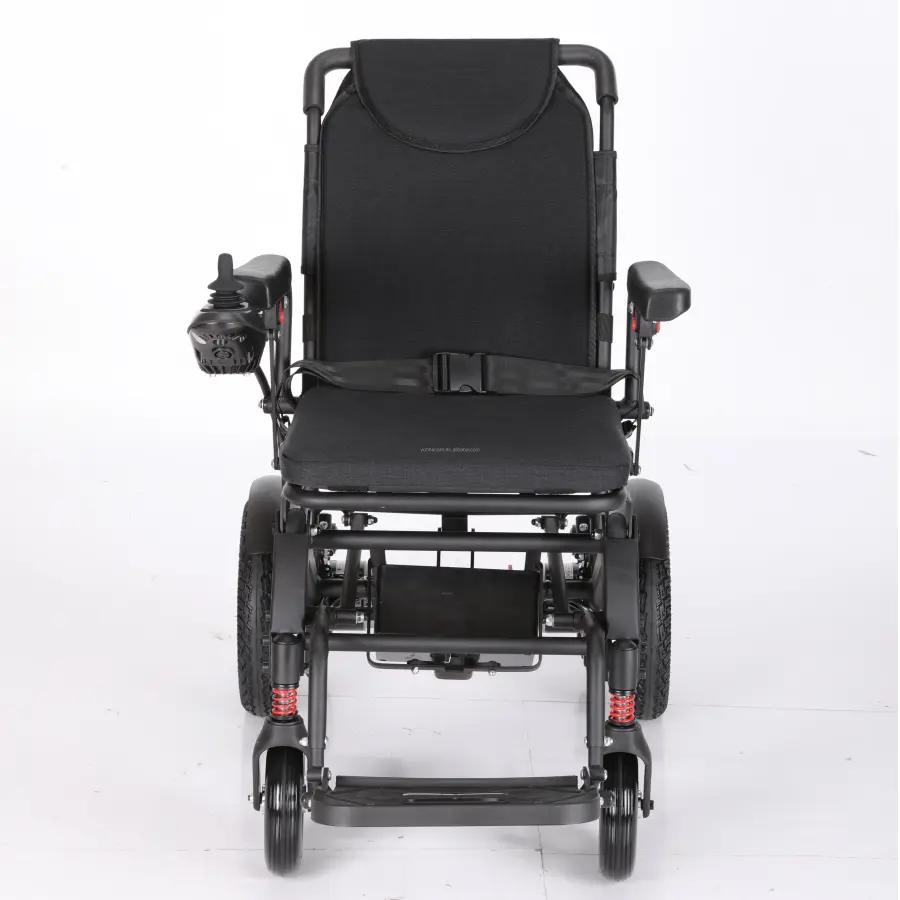 Super Lightweight 400W Electric Folding Wheelchair One Touch Switch for Disabled People — image 2