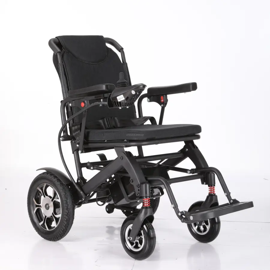 Super Lightweight 400W Electric Folding Wheelchair One Touch Switch for Disabled People — image 3