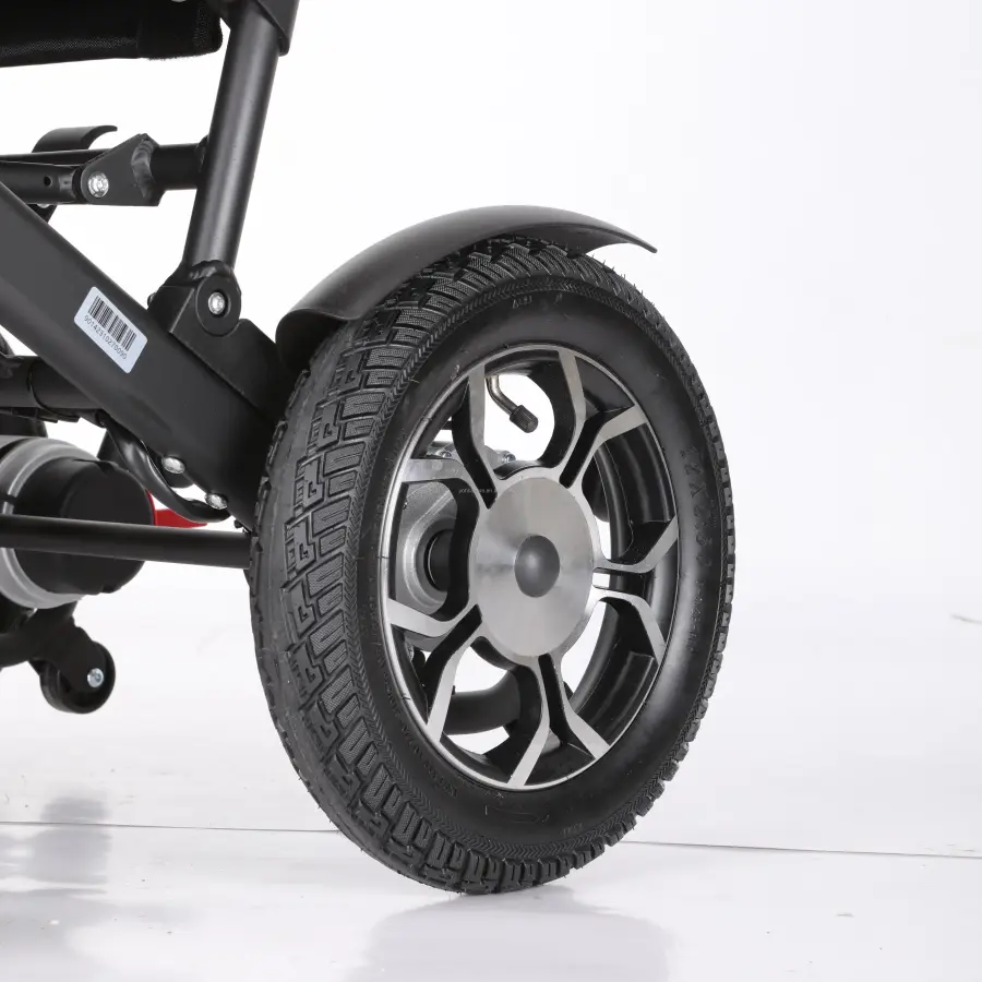 Super Lightweight 400W Electric Folding Wheelchair One Touch Switch for Disabled People — image 6