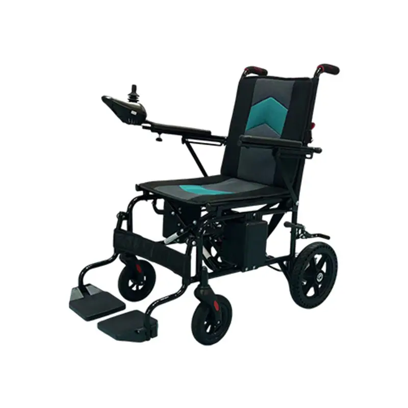 Rehabilitation Equipment Luxury Electric Portable Lightweight Power Foldable Folding Wheelchair — view 1