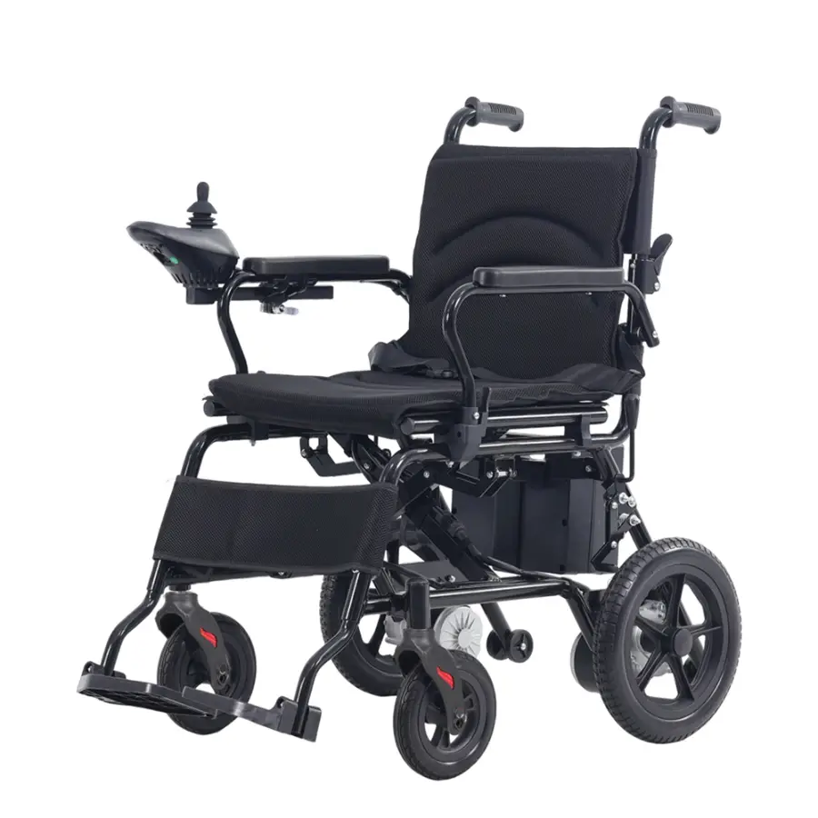 Foldable Carbon Steel Electric Wheelchair for Rehabilitation Easy-to-Use — view 1