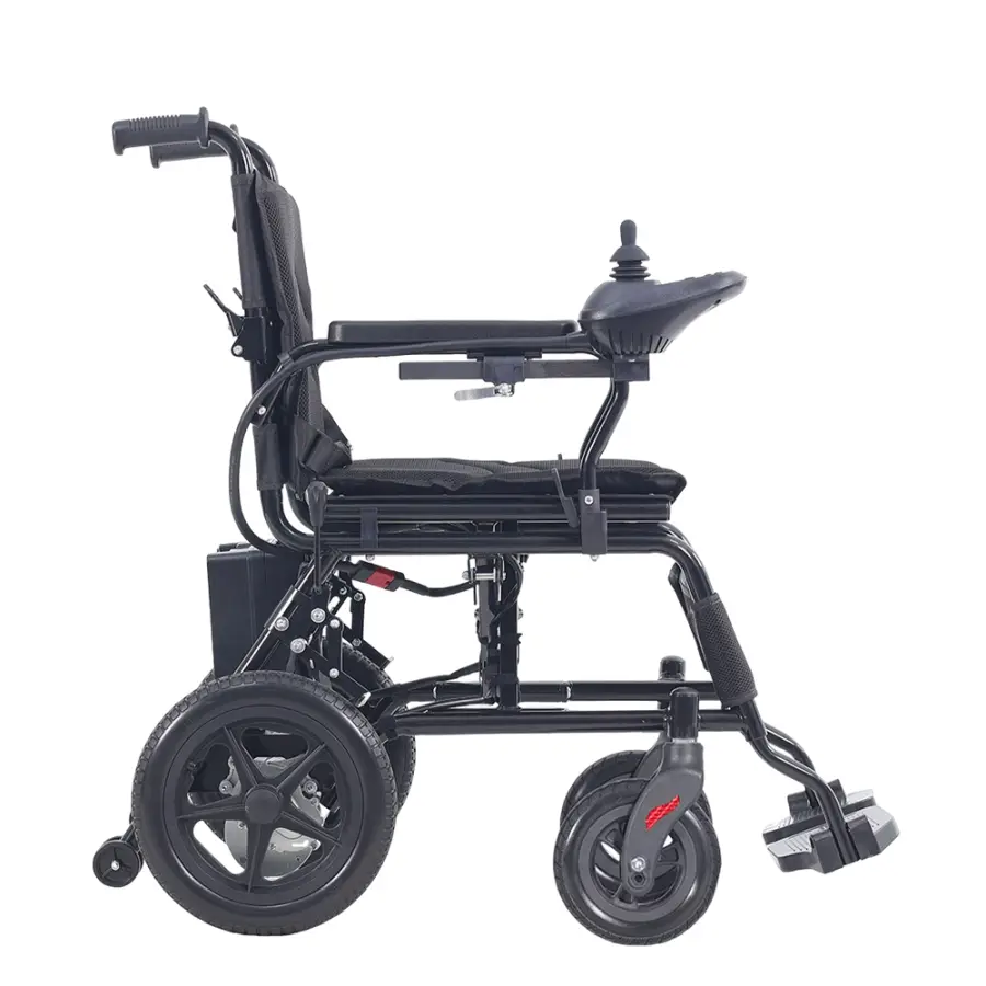 Foldable Carbon Steel Electric Wheelchair for Rehabilitation Easy-to-Use — image 3