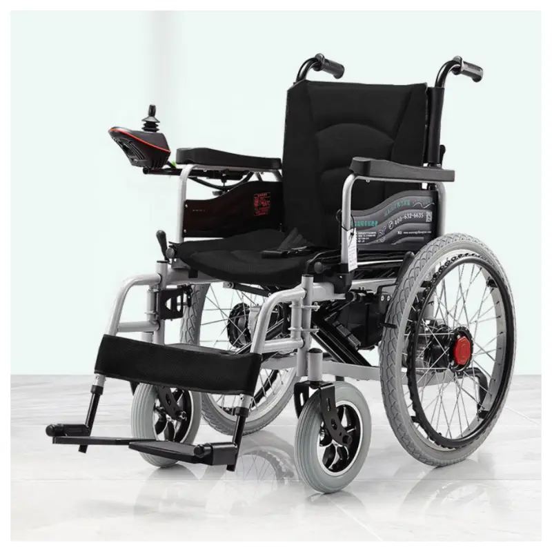 Foldable Steel Wheelchair Electric Rehabilitation Products Lightweight Electric Wheelchair Portable Wheelchair — image 4