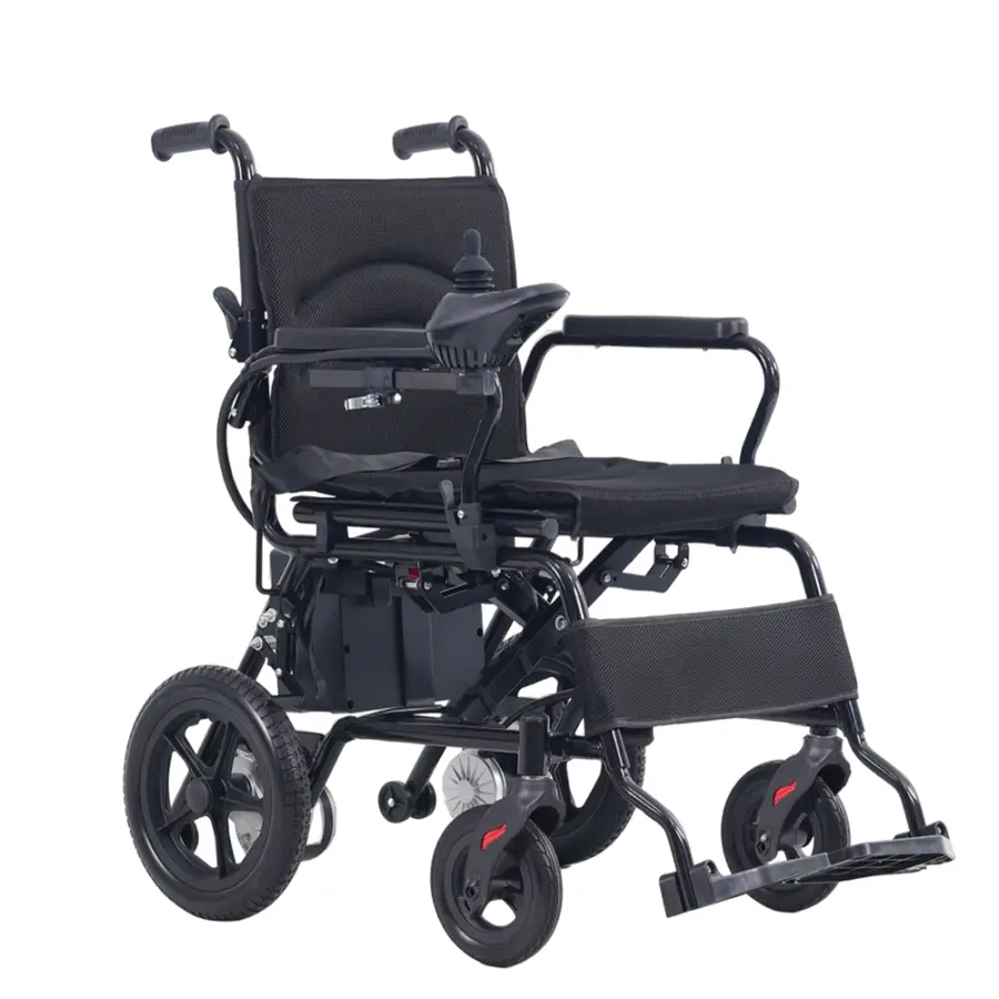 Foldable Carbon Steel Electric Wheelchair for Rehabilitation Easy-to-Use — image 4