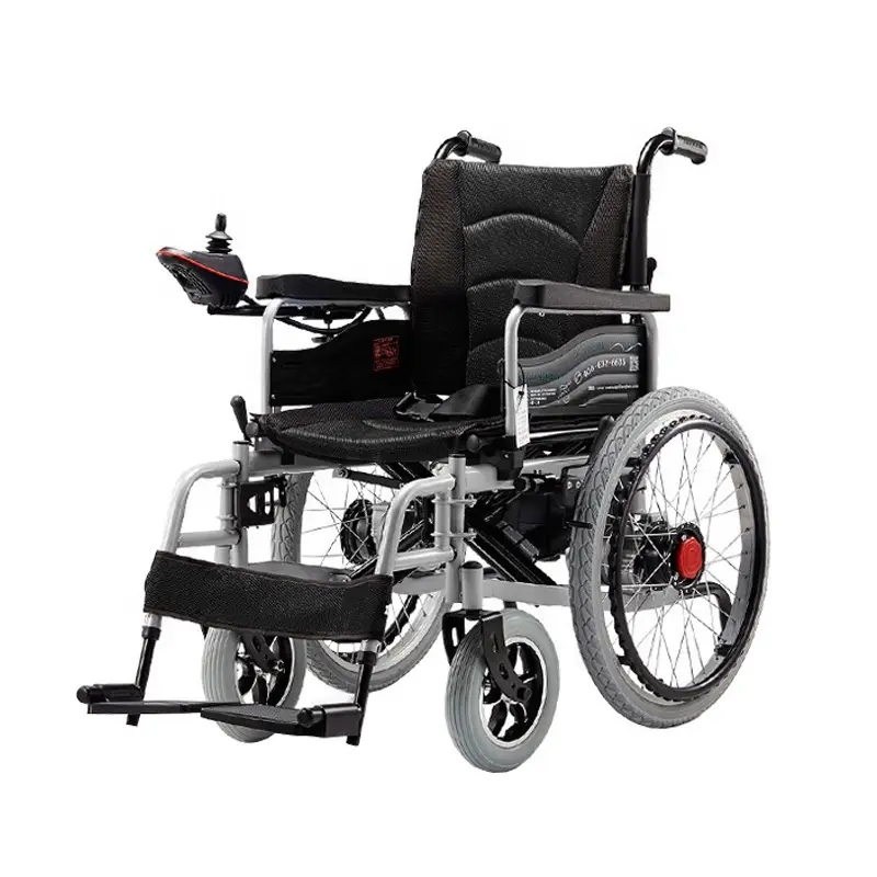 Foldable Steel Wheelchair Electric Rehabilitation Products Lightweight Electric Wheelchair Portable Wheelchair — image 5