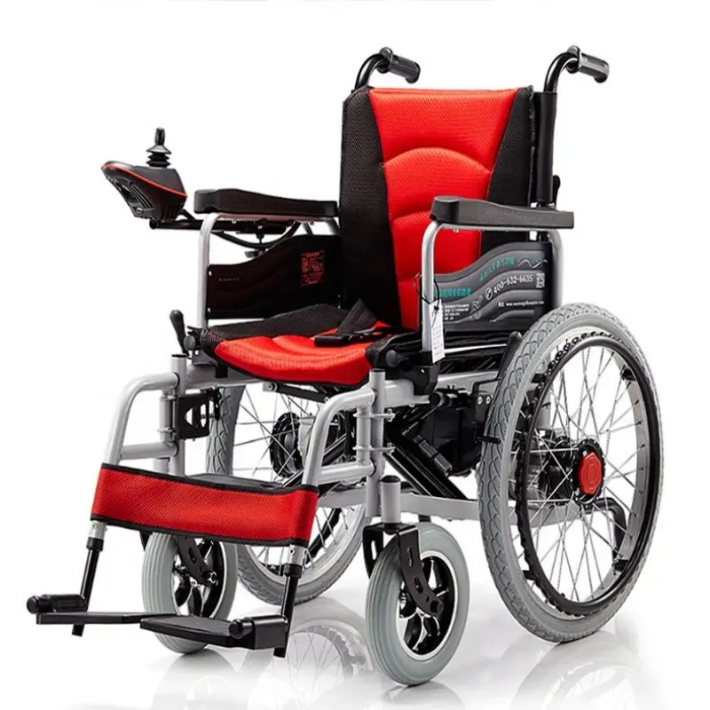 Foldable Steel Wheelchair Electric Rehabilitation Products Lightweight Electric Wheelchair Portable Wheelchair — image 6