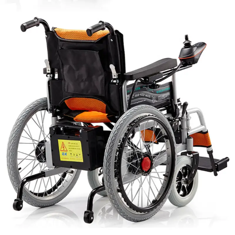 Foldable Steel Wheelchair Electric Rehabilitation Products Lightweight Electric Wheelchair Portable Wheelchair — image 7