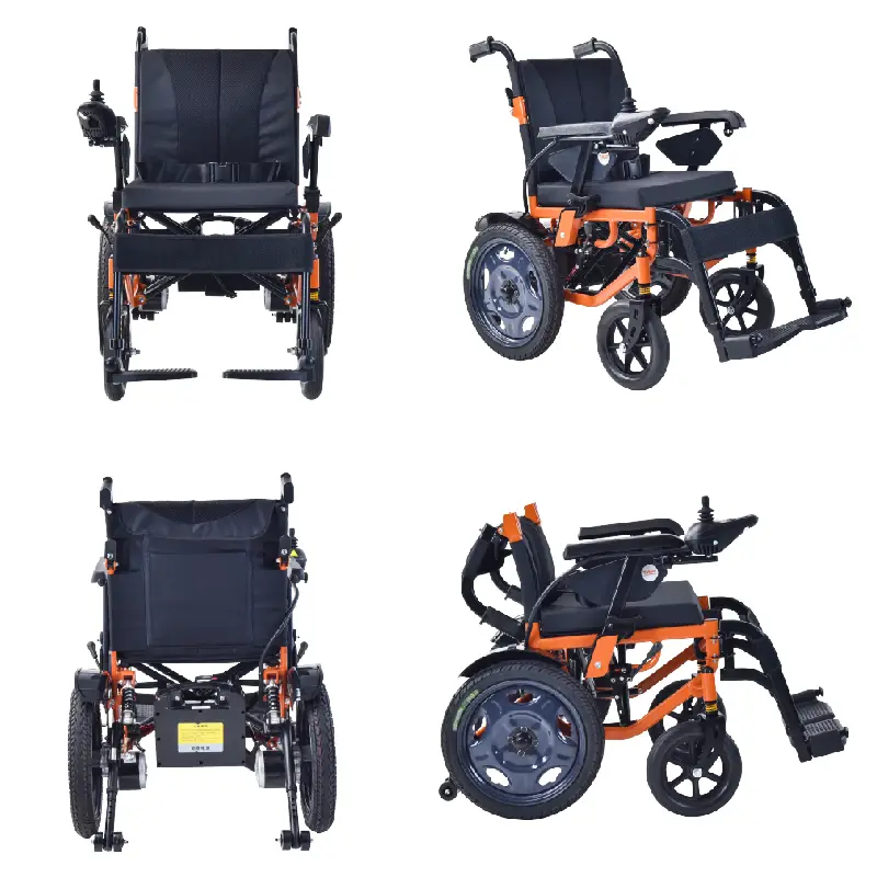 Customized Foldable Power Wheelchair With Motor Shock-absorbing Electric Wheelchair — image 2