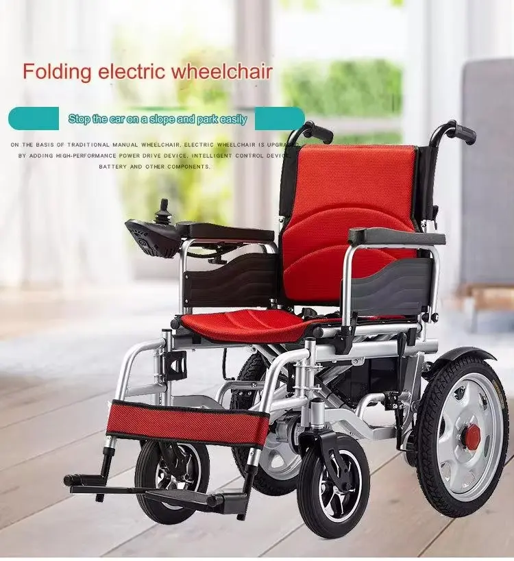 Lightweight Foldable High-power Aluminum Alloy Electric Wheelchair — image 4