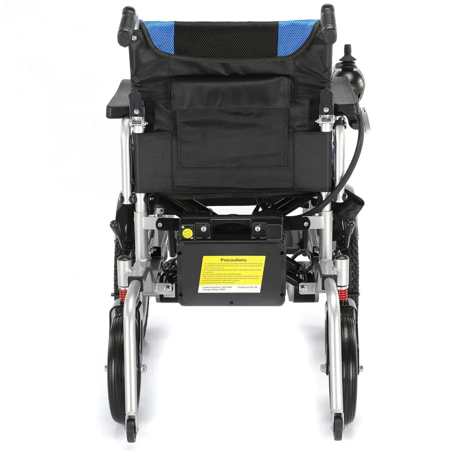 High Power Foldable And Portable Wheel Chair Front Wheel Drive Carbon Steel Electric Wheelchair For Sale — image 3