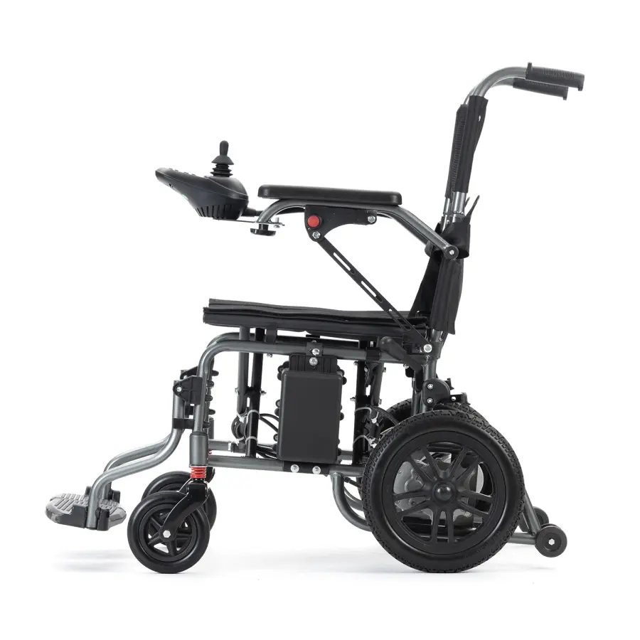 Brushed Motor Carbon Steel Lightweight Remote Control Electric Folding Wheelchairs — image 5