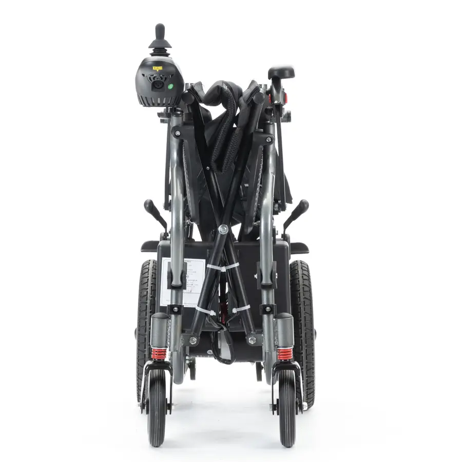 Brushed Motor Carbon Steel Lightweight Remote Control Electric Folding Wheelchairs — image 6