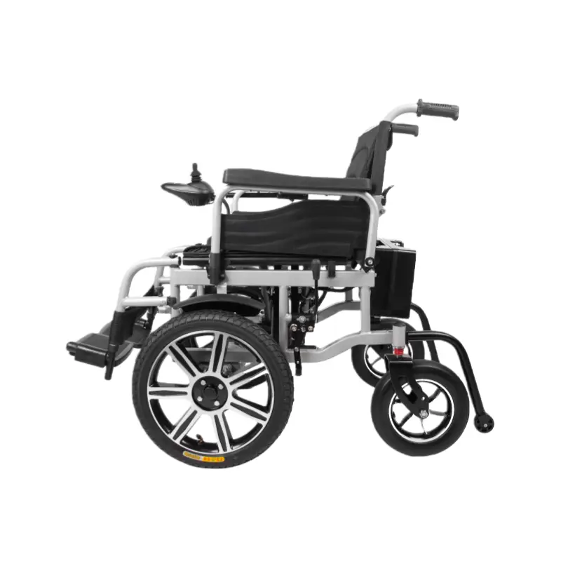 Foldable Electric Wheelchair, Carbon Steel 450mm Seat Power Wheelchair with 20Ah Battery, Motorized Wheelchair, Mobility Scooter — image 2