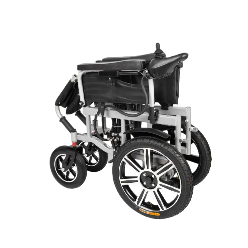 Foldable Electric Wheelchair, Carbon Steel 450mm Seat Power Wheelchair with 20Ah Battery, Motorized Wheelchair, Mobility Scooter — image 3