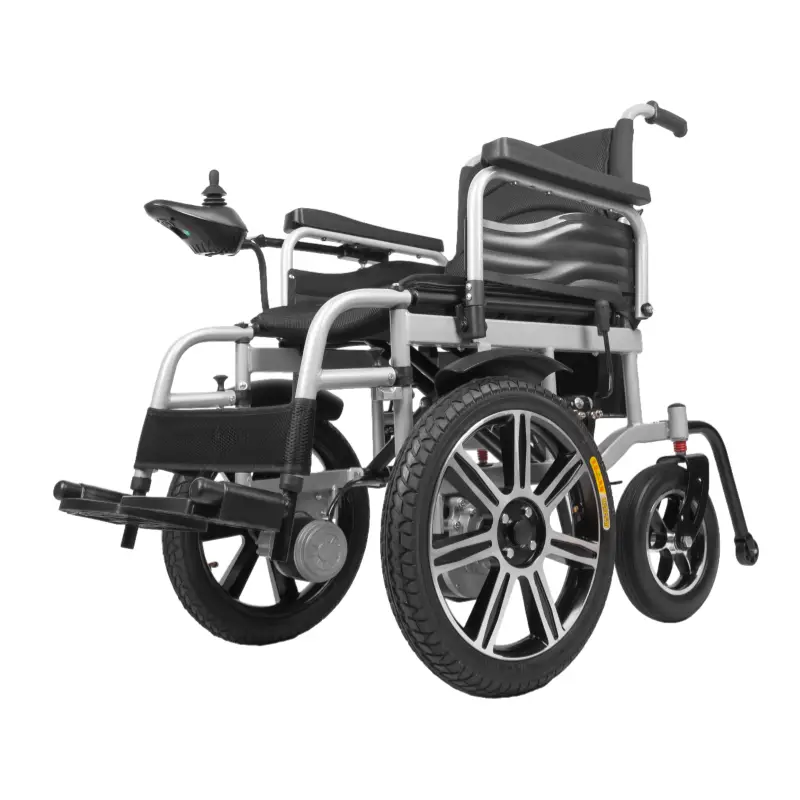 Foldable Electric Wheelchair, Carbon Steel 450mm Seat Power Wheelchair with 20Ah Battery, Motorized Wheelchair, Mobility Scooter — image 4