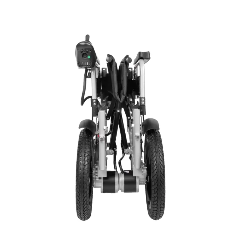 Foldable Electric Wheelchair, Carbon Steel 450mm Seat Power Wheelchair with 20Ah Battery, Motorized Wheelchair, Mobility Scooter — image 5