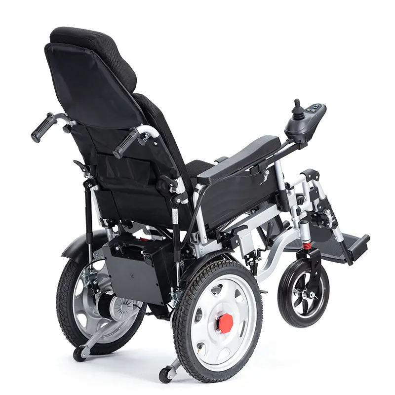 High Quality Carbon Steel Electric Wheelchair, Home Care Wheelchair, Folding Electric Wheelchair — view 1
