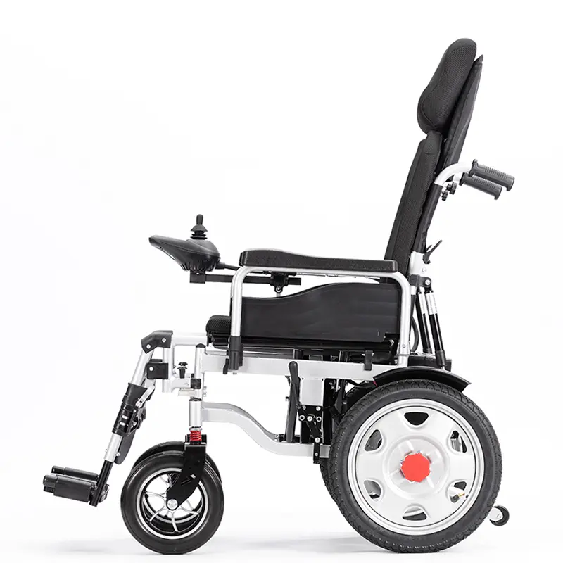 High Quality Carbon Steel Electric Wheelchair, Home Care Wheelchair, Folding Electric Wheelchair — image 5