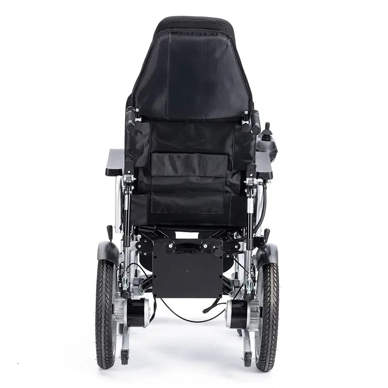 High Quality Carbon Steel Electric Wheelchair, Home Care Wheelchair, Folding Electric Wheelchair — image 6