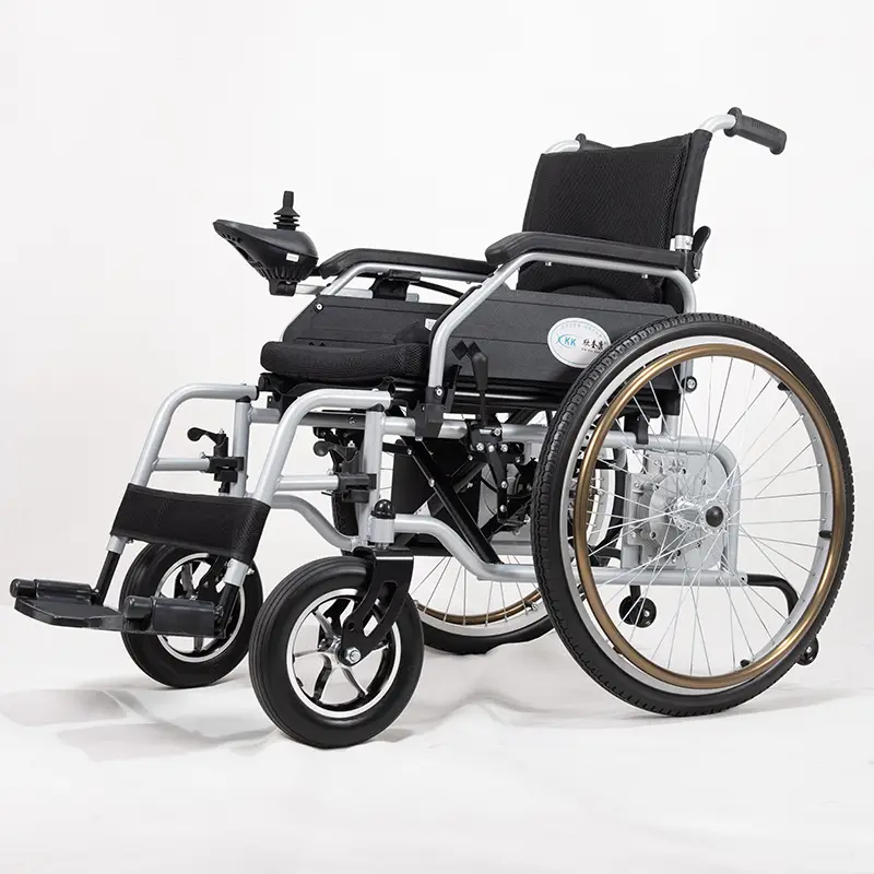 Electric wheelchair intelligent fully automatic elderly disabled light folding four-wheel scooter lithium battery — view 1