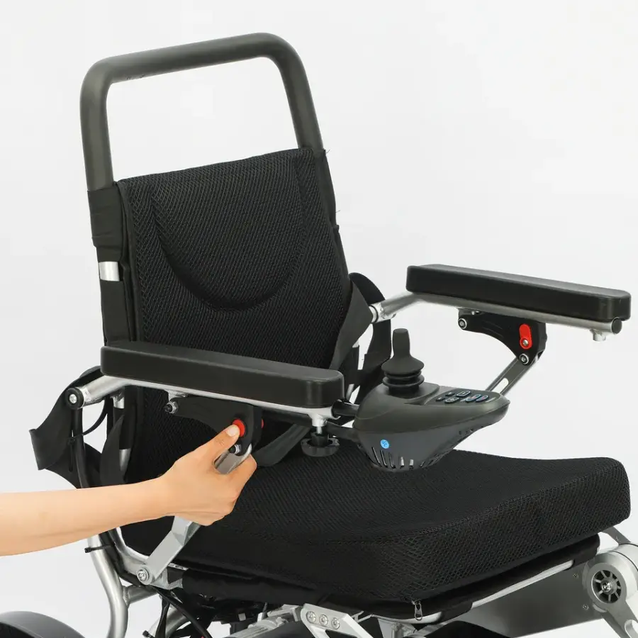 Medical Power Wheelchair Portable Electric Wheelchair Lightweight Electric Wheelchairs Turkey Price — image 3
