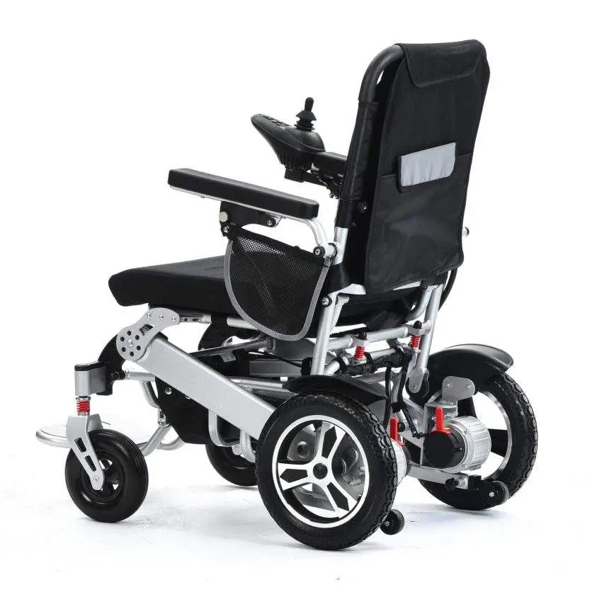 Portable Lightweight Power Remote Luxury Aluminum Control All the Smart Electric Wheelchair Foldable — image 4
