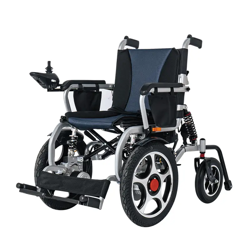 Folding Portable Motorized Electric Wheelchair High Performance Power Wheelchair Mobility Wheelchair for Disabled — view 1