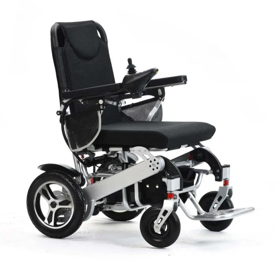 Portable Lightweight Power Remote Luxury Aluminum Control All the Smart Electric Wheelchair Foldable — image 5
