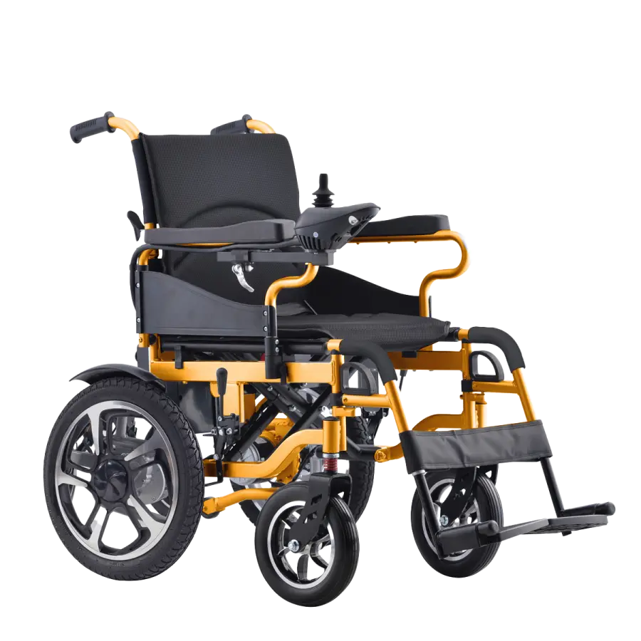 Portable Lightweight Power Remote Luxury Aluminum Control All the Smart Electric Wheelchair Foldable — image 6