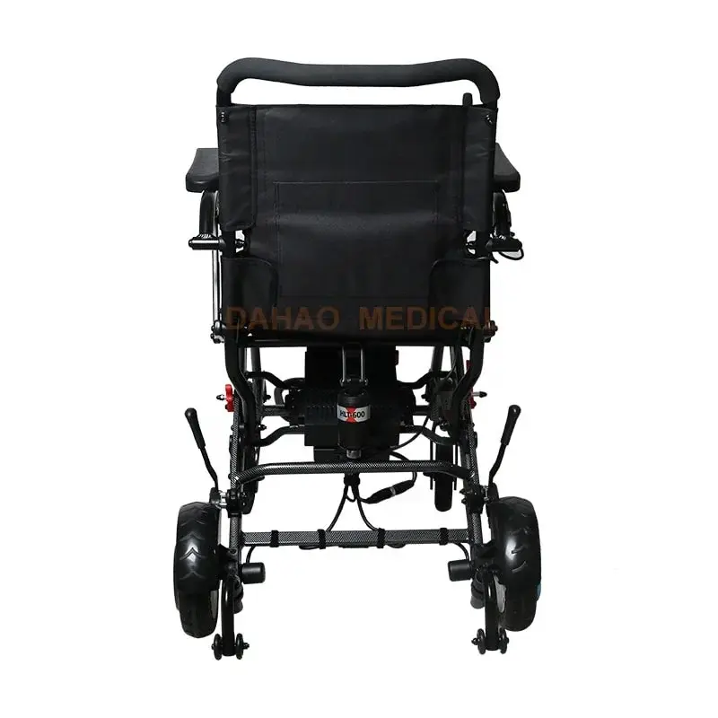 Portable Aluminum Alloy Electric Wheel Chair Lightweight Travel Foldable Power Assist Wheelchair 10AH Lithium Battery — image 4