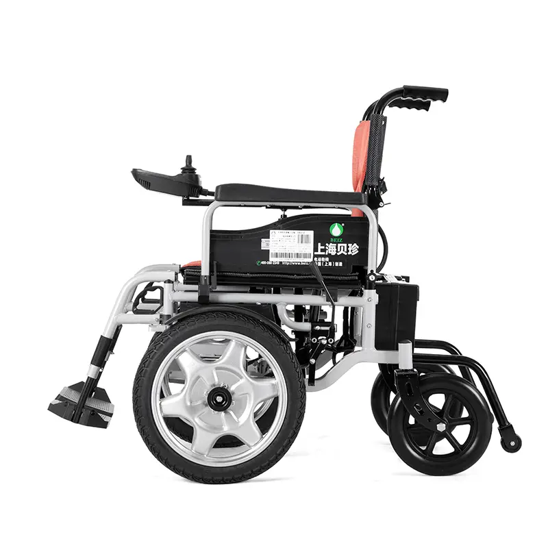 Electric Wheelchair, Aluminum Alloy, Climbing Obstacle Wheelchair, 16 Inch Wheels, 45cm Seat, Heavy Duty Travel Mobility — view 1