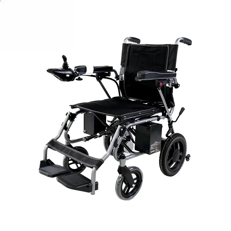 New Electric Lightweight Foldable Wheelchair for Elder and Disable Portable Wheelchair Battery Powered — view 1