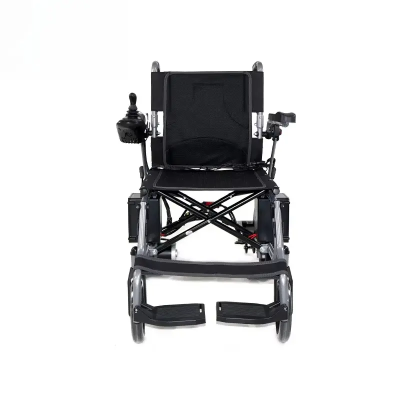 New Electric Lightweight Foldable Wheelchair for Elder and Disable Portable Wheelchair Battery Powered — image 4