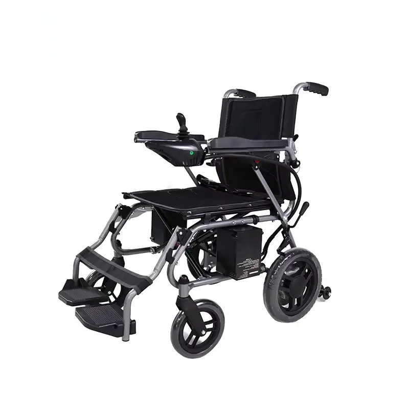 New Electric Lightweight Foldable Wheelchair for Elder and Disable Portable Wheelchair Battery Powered — image 5