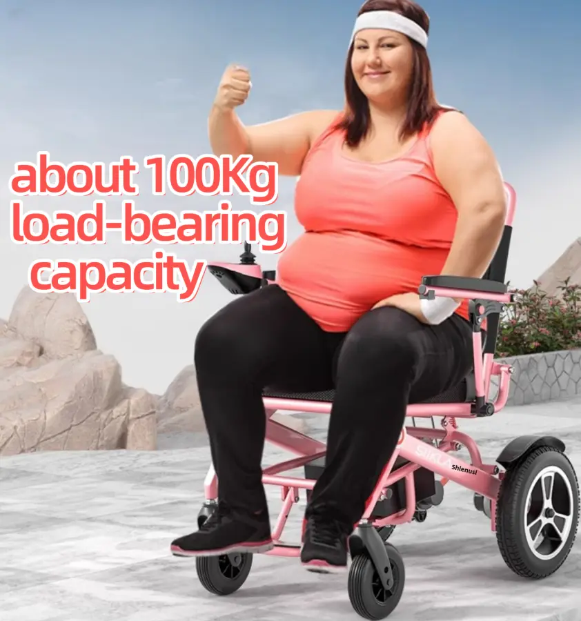 Remote Control Electric wheelchair Lightweight Powered Wheelchair Easy Carry Motorized Mobility Scooter For Women Disabled — image 4