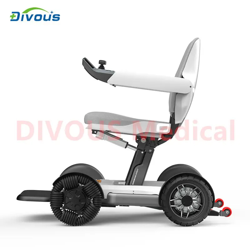 Mobile Bluetooth Remote Controlled Foldable Electric Wheelchair Mobility Scooter Elderly Disabled Adult wheelchair — image 6