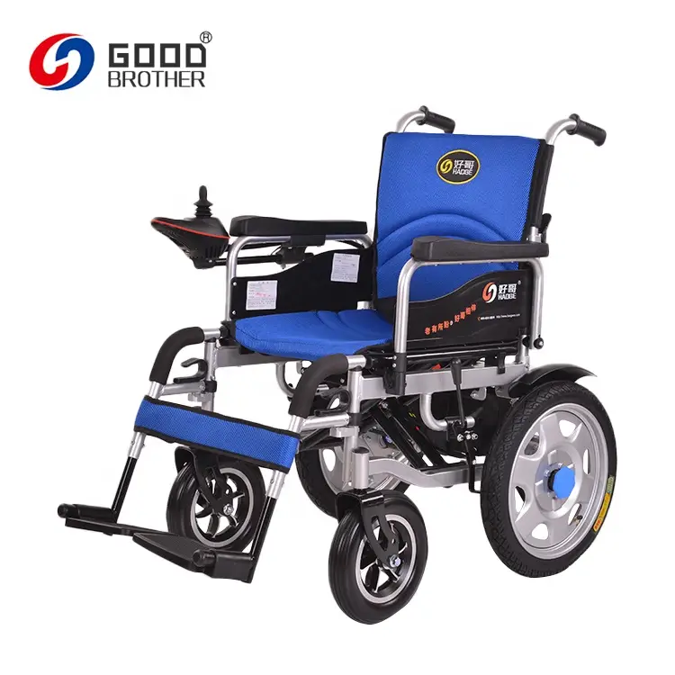 Factory Price Disabled Outdoor Travel Wheelchair With 250w*2 Motor Foldable And Portable Electric Wheelchair — image 5