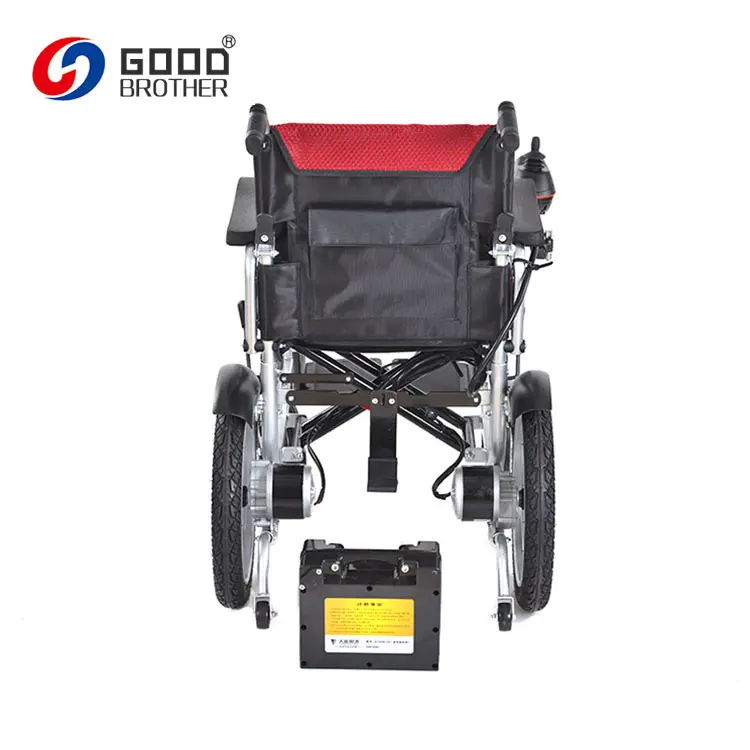 Factory Price Disabled Outdoor Travel Wheelchair With 250w*2 Motor Foldable And Portable Electric Wheelchair — image 6