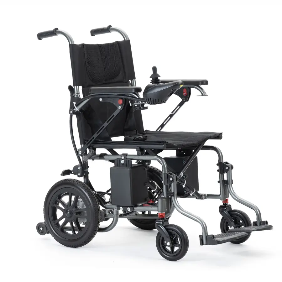 Large Capacity Dual 250W Motors Electric Power Chair Carbon Steel Auto Portable Electric Wheelchair — image 3