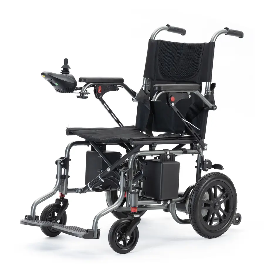 Large Capacity Dual 250W Motors Electric Power Chair Carbon Steel Auto Portable Electric Wheelchair — image 6