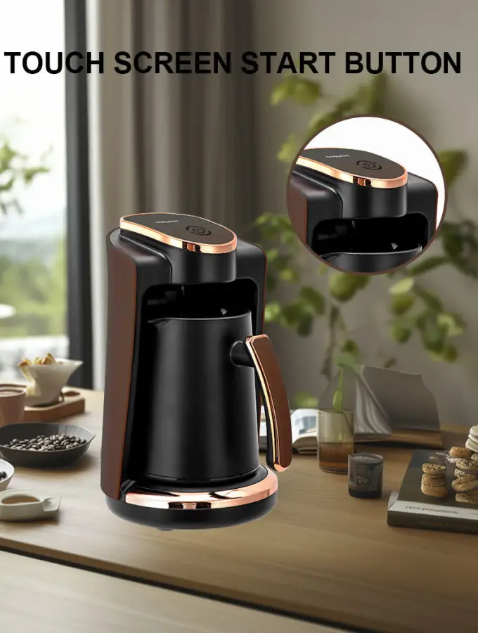 Electric Coffee Maker Brew Tea Brew Milk Brew Coffee 250ML Single Cup Turkish Coffee Maker 550W — image 6
