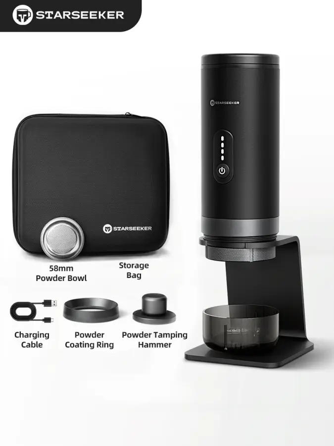 STARSEEKER S58/S58Pro Portable Espresso Coffee Maker Wireless Heating Coffee Machine Bottomless Handle Bottomless Extraction — image 7